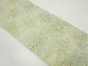 アンティーク　樹木模様織り出し袋帯（材料）